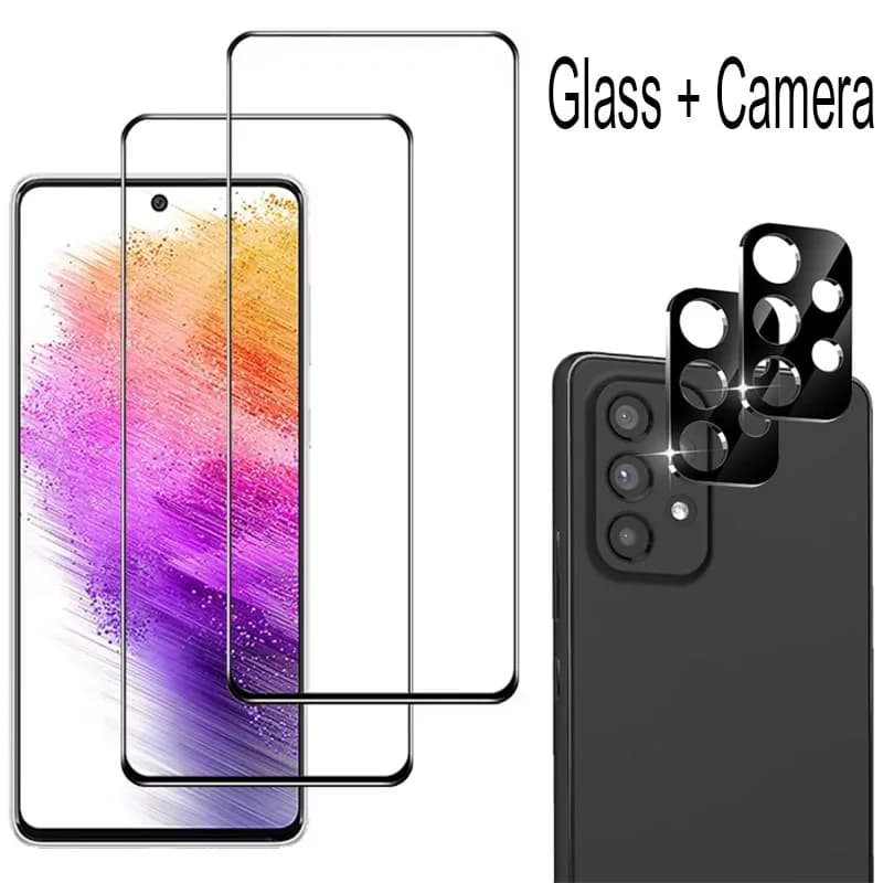 Samsung a54 A17 A16 A15 A36 A56 A55 A37 A57 fotocamera pellicola + vetro temperato per Samsung Galaxy A 52 A34 A32 A52S A53 5G Cover Samsung A52 vetro temperato Galaxy A 53 pellicola vetro Galaxy A 53 screen protector