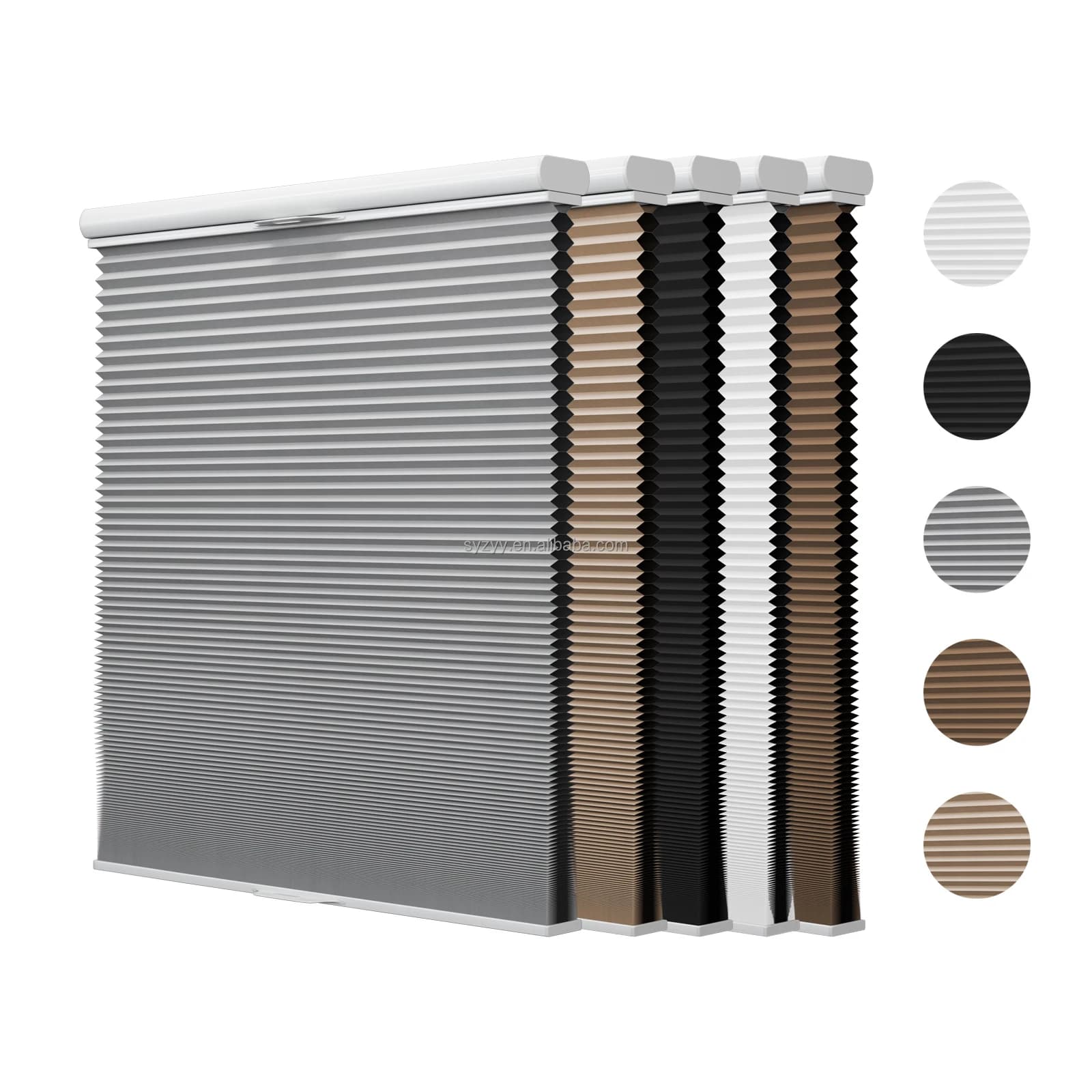 High Quality Venetian Blinds Modern Honeycomb Curtains for Bedroom Electric Built-In Installation for Home Use and Weddings