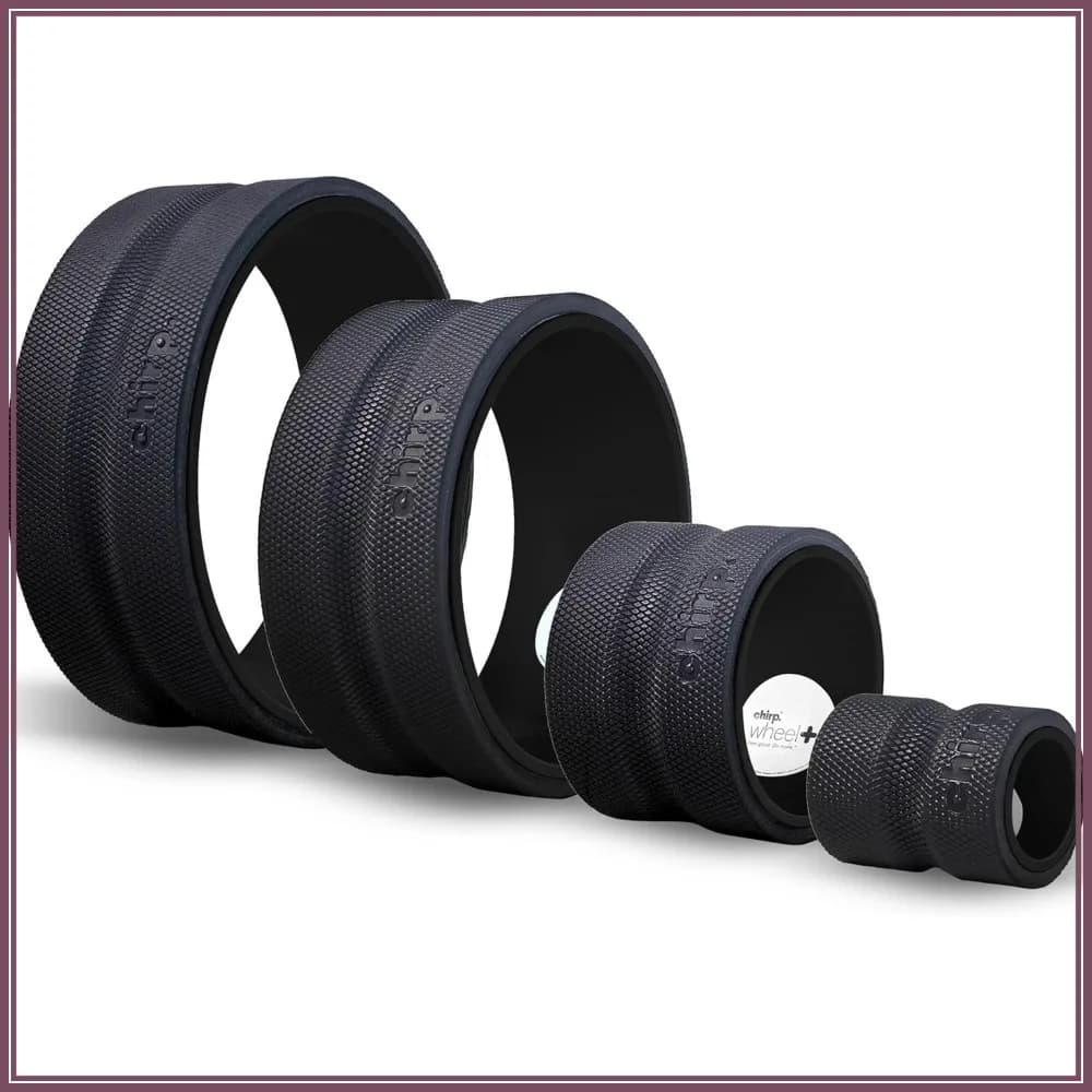 Rullo in Schiuma per Sollievo Schiena e Collo, Strumento per Decompressione Spinale, Massaggiatore con Schiuma Densa, Supporta 227 kg, Confezione da 4 Neri
