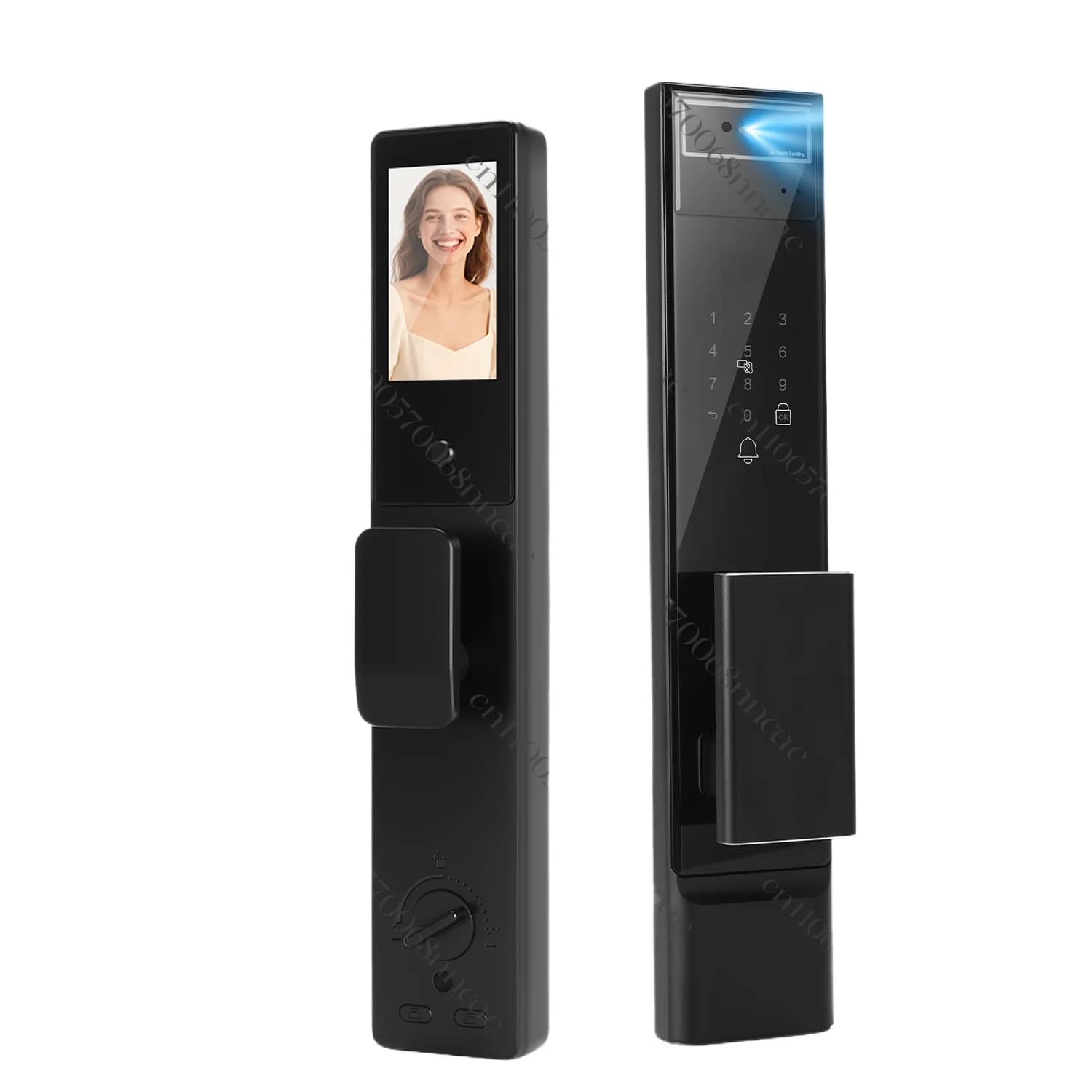 Israel Lock Tuya Wifi Serratura elettronica facciale Smart Door Lock Password Telecamera di riconoscimento facciale 3D per la casa