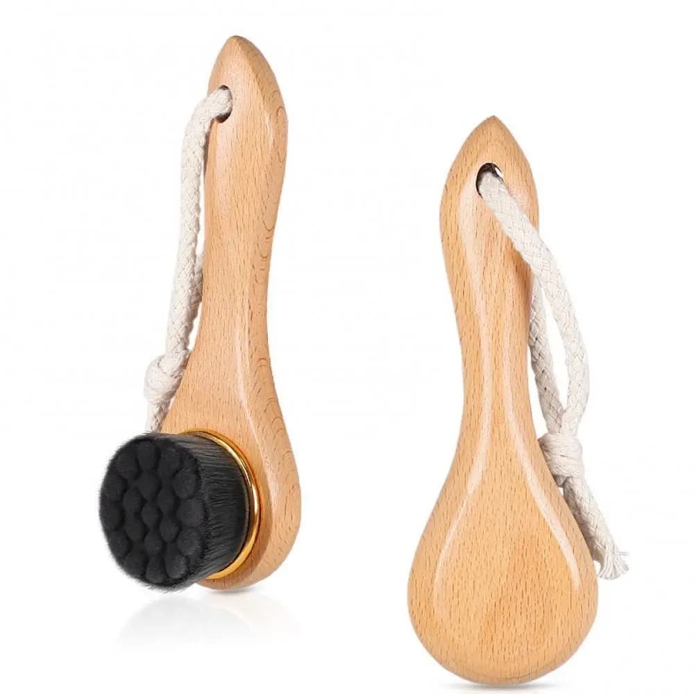 Bathing Accessories Blackhead Bamboo Charcoal Shower Skin Care Tool Facial Cleansing Brush Wash Face Brush Massage Scrubber