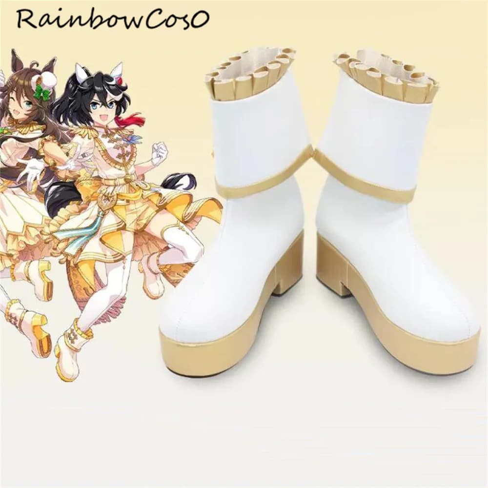 5th EVENT ARENA TOUR GO BEYOND Umamusume Pretty Derby Scarpe Cosplay Stivali Gioco Anime Party Halloween Chritmas RainbowCos0 W3895