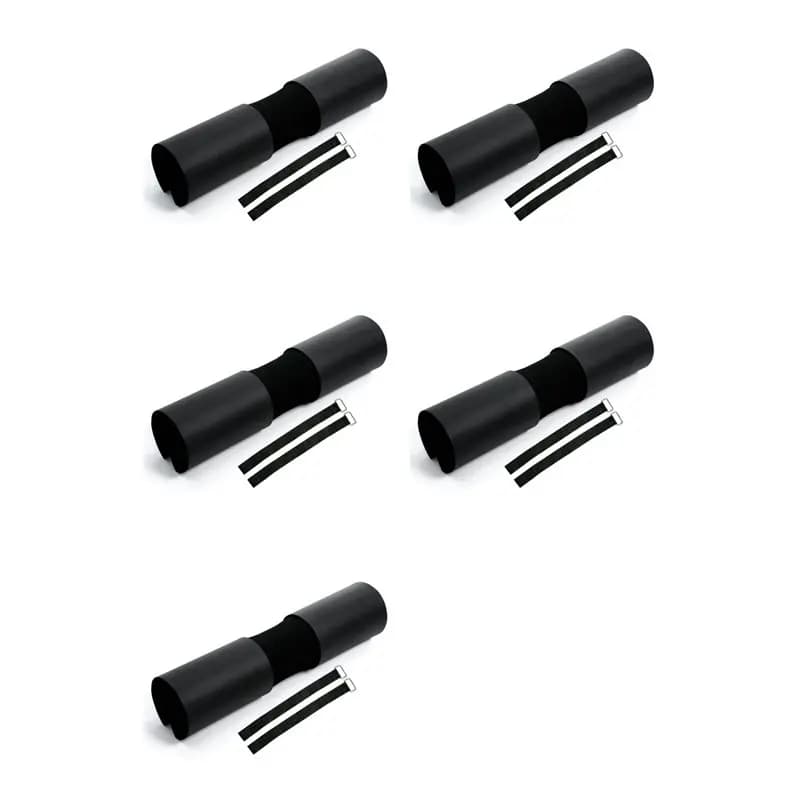 【SPECIALE】5X Supporto per Collo e Spalle, Cuscinetto per Sollevamento Pesi, Fitness, Allenamento Glutei, Antiscivolo, Attrezzatura da Palestra per Bodybuilding, Nero