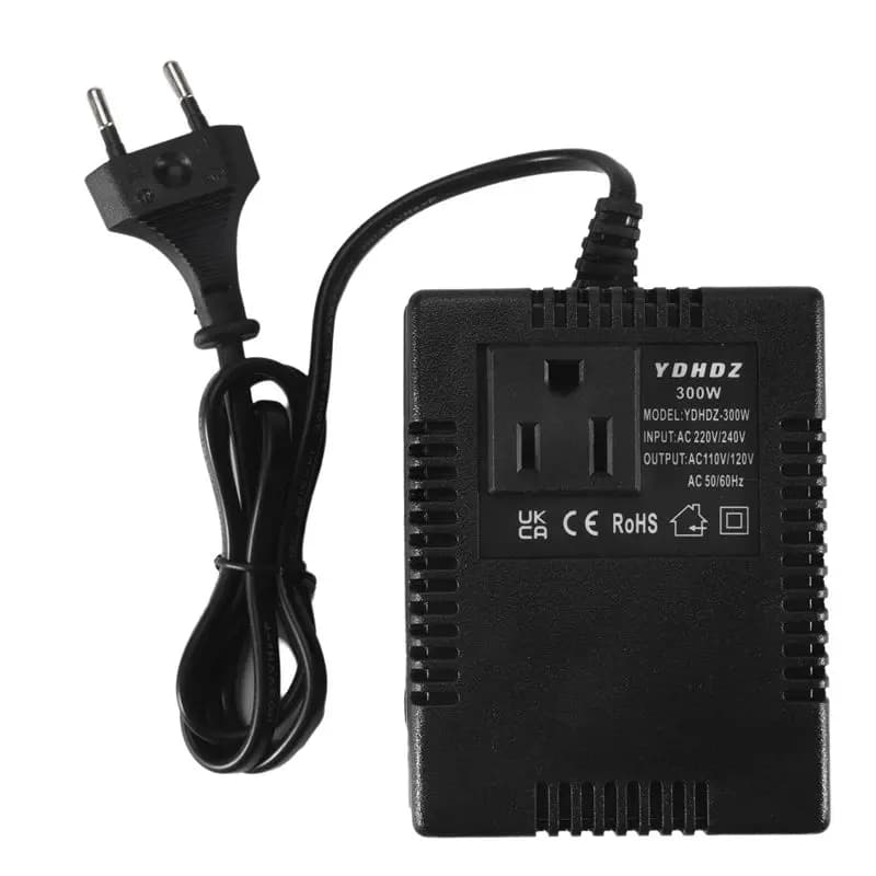 [NUOVO!A93G】 Convertitore di tensione da 300 W, da 220 V a 110 V, trasformatore step-down, convertitore di tensione, adattatore da viaggio