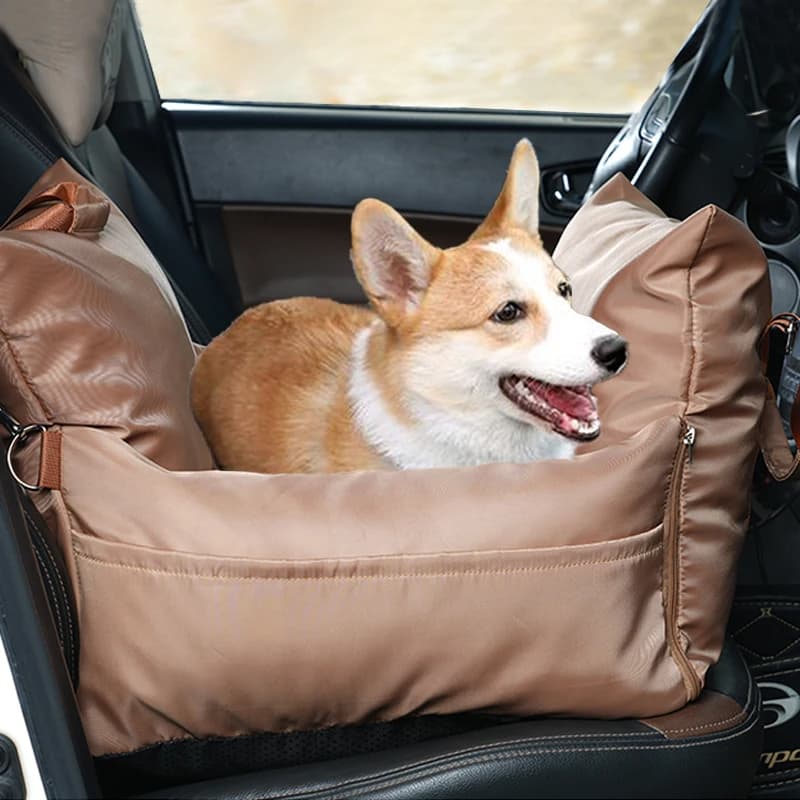 Seggiolino auto per cani di lusso Seggiolino per cani impermeabile Letto per animali da viaggio rimovibile e lavabile Borse per il trasporto di animali Prodotti per cani