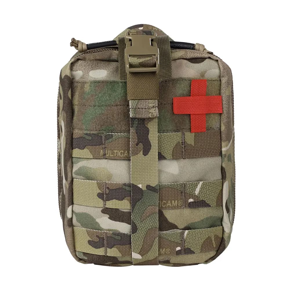 Borsa Medica Flagship Emersongear, Kit di Pronto Soccorso, Tasca per Medicinali Molle, Tasca da Cintura per Sopravvivenza, Escursionismo, Caccia, Combattimento in Nylon EM9606