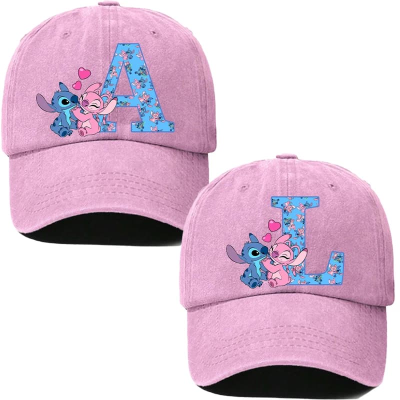 Stitch Disney Man Women Anime Letter Baseball Cap Adult Anime Breathable Casual Hat Summer Adjustable SunBonnet Headgear Gift