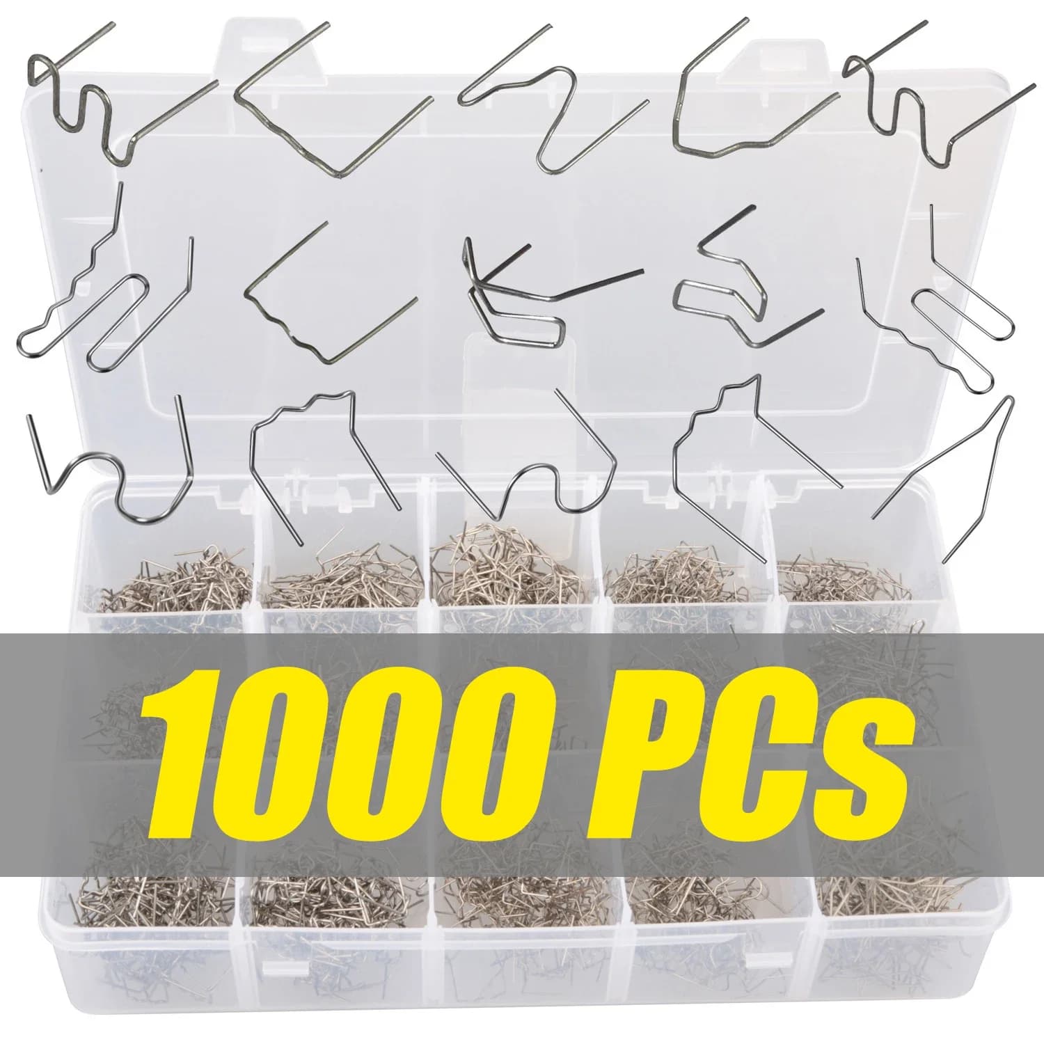 Riparazione plastica per auto chiodi per saldatura graffette per onde pretagliate riparazione paraurti cucitrice a caldo saldatore di plastica strumenti di riparazione automobilistica per auto