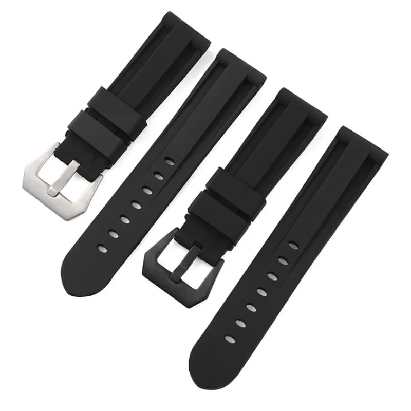 20mm 22mm 24mm 26mm cinturino orologio impermeabile in silicone cinturino orologio con fibbia ad ardiglione in acciaio inossidabile di ricambio per braccialetto universale
