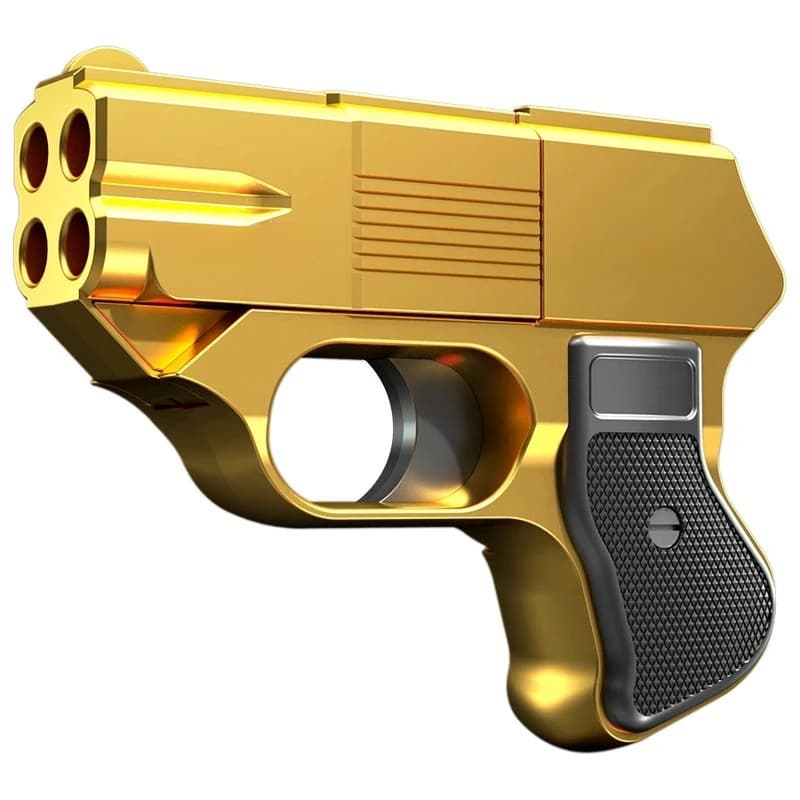 COP357 Carrot Toy Gun Shell Ejection Soft Bullets Launcher Mini Size Manual Firing Portable Pistol Model Children Adult Gift