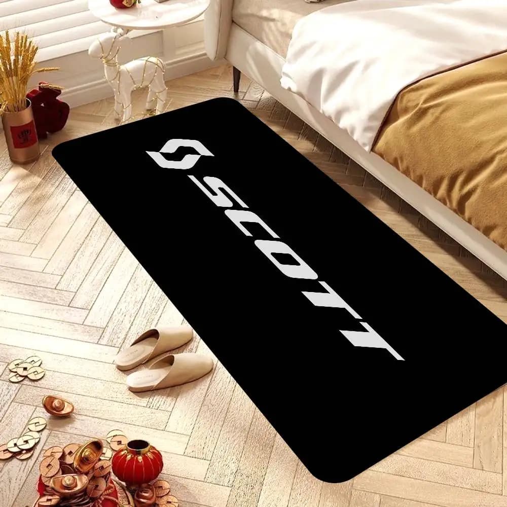S-ScottS Carpet with Logo Bike Retro Multiple Choice Living Room Kitchen Mat Anti-slip Modern Home Decorations