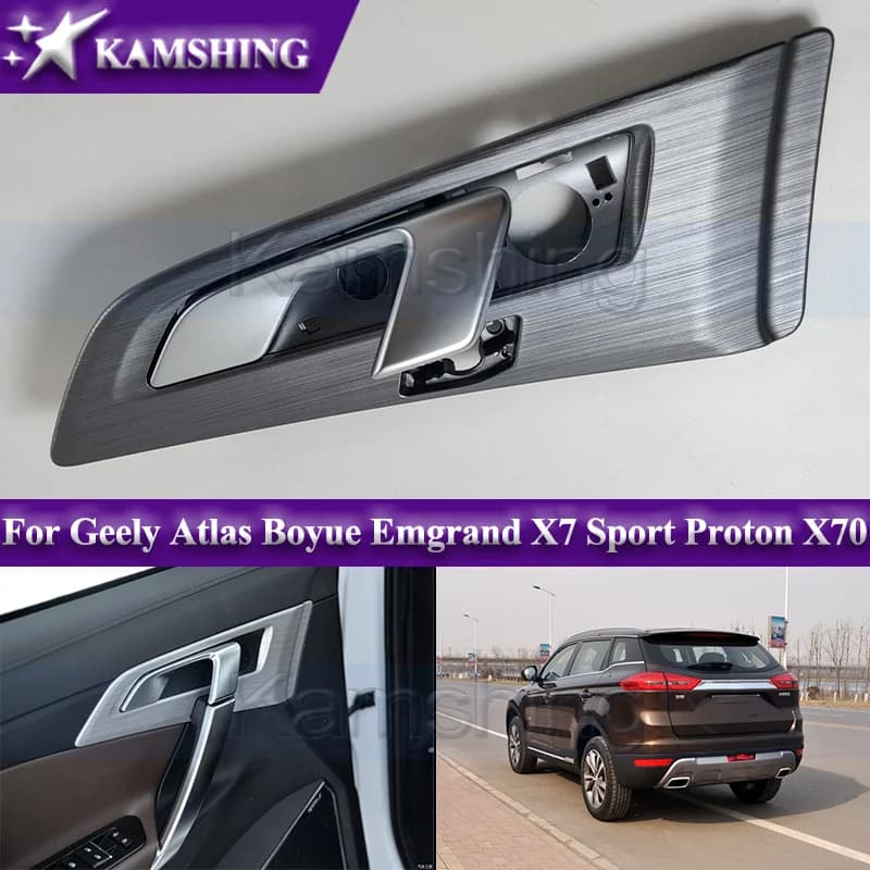 Kamshing maniglia interna della portiera dell'auto per Geely Atlas Boyue Emgrand X7 Sport Proton X70 porta interna maniglia della porta