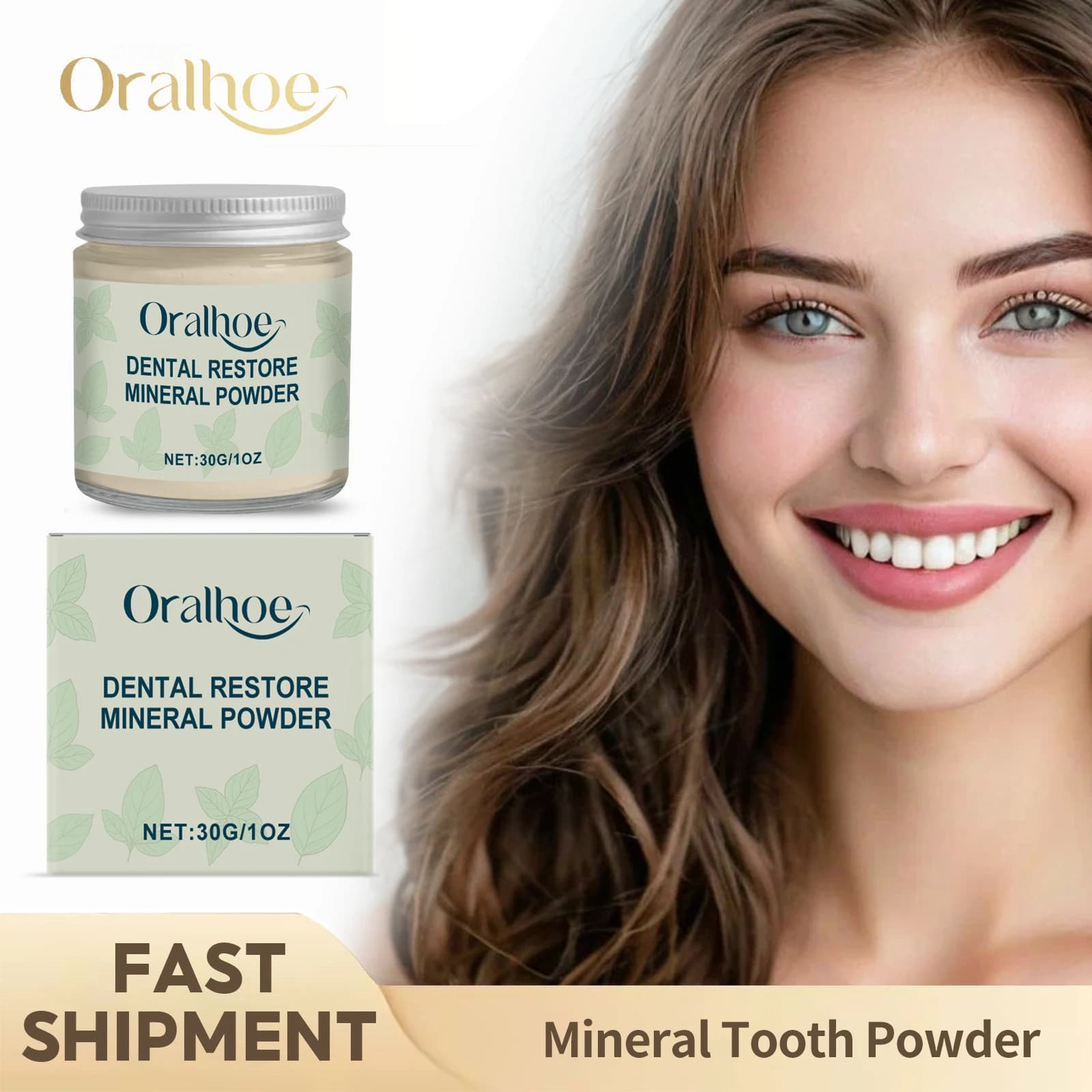 Ripristino dei denti Polvere minerale Pulizia profonda Sbiancamento dei denti Migliora la macchia gialla Cura delle gengive Aggiorna l'alito Polvere illuminante per i denti