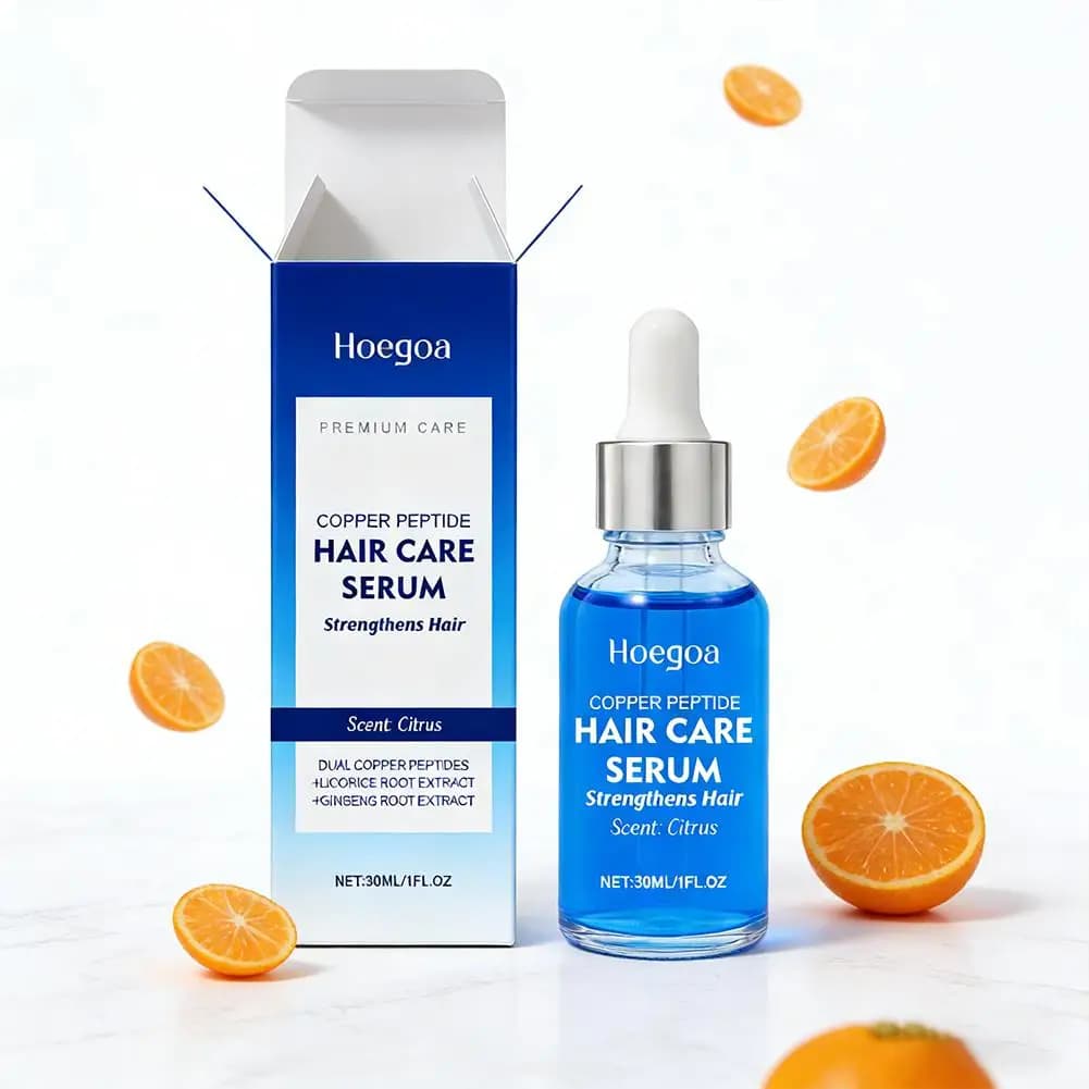 30ML Copper Peptide Serum for Hair Growth, Hair Density Siero with Biotin and Peptides, Cuoio Capelluto Care with Tripeptide for Hair More thick and Voluminous