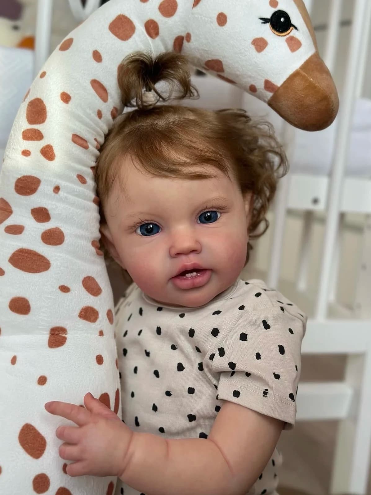 Cokela 60CM Reborn Bambino Popolare Ragazza Carina Bambola con Capelli a Radice a Mano Morbido Cuddle Corpo Bambola di Alta Qualità GIOCATTOLI