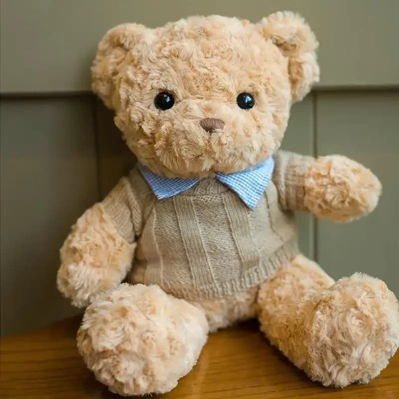 Teddy Bear Plush Toy Flower Bouquet Hug Bear Stuffed Doll Valentine's Day Qixi Birthday Gift for Girls