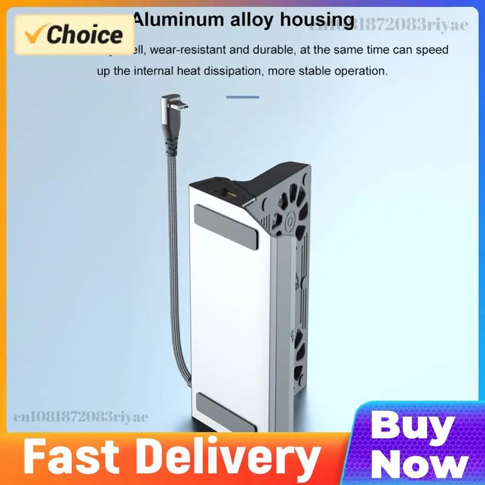 Dock Console Hub HDMI-Compatibile USB C Docking Station 4K 60Hz Gigabit Ethernet 1000Mbps Type C USB 3.0 2.0 RJ45 per Steam Deck