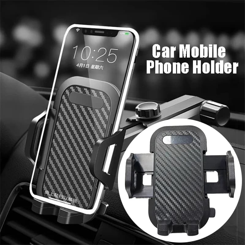 3-IN-1 Dashboard Windshield Air Vent Holder for Car, Automobile Cell Phone Accessories, Auto Cellphone Support Fit All IPhone