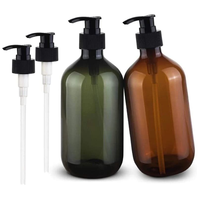 Dispenser di sapone da 17 once, dispenser di sapone per piatti per le mani per piano di lavoro del bagno della cucina, bottiglie