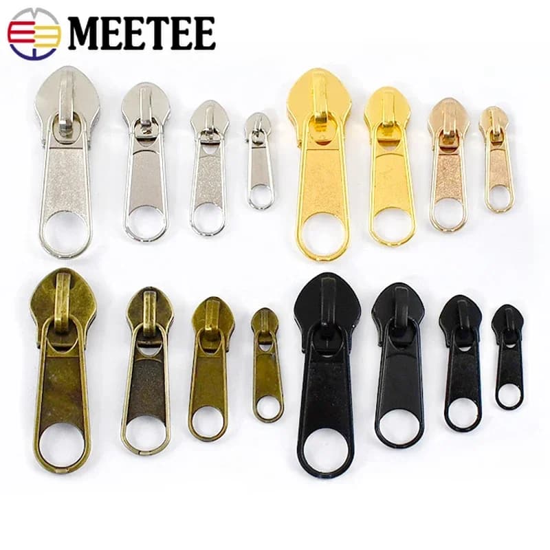 10-50 pezzi 3 # 5 # Cursori per estrattori per cerniere in nylon Cerniere per cucire vestiti Borsa Zip Testa Borsa Zip Kit di riparazione Accessori fai da te