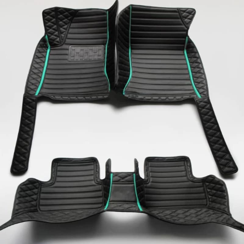 Tappetini auto personalizzati per HYUNDAI IONIQ HYBRID 2016-2025 Accessori auto impermeabili per tutte le stagioni Piede in pelle Tappeto interno