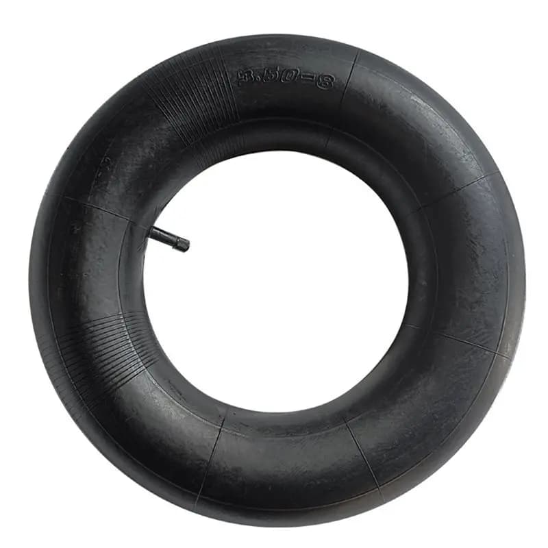 Ugello Gonfiatore Dritto per Pneumatici 3.50-8, Camera d'Aria in Gomma per Carrelli a Mano - AU62