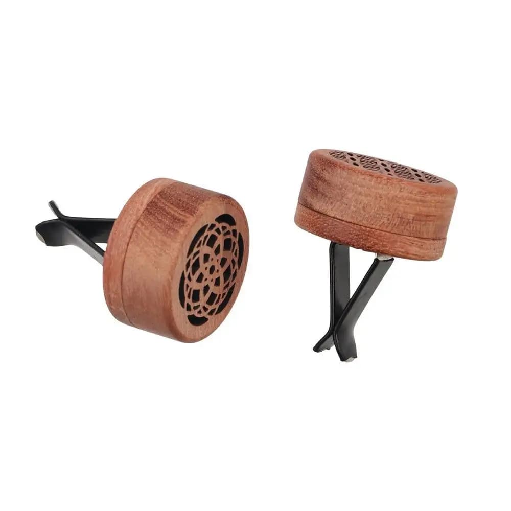 Wooden Wooden Car Diffuser Rosewood Carved Car Aromatherapy Clip Aromatherapy Exquisite Car Air Freshener Auto Decoration