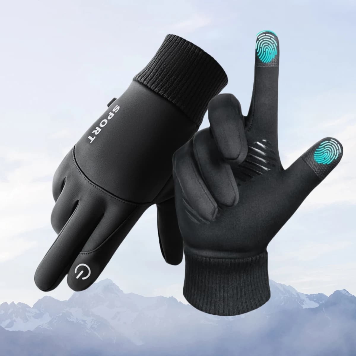 Guanti Invernali Unisex con Touch Screen, Caldi per Climi Freddi, Adatti per Corsa, Guida e Ciclismo