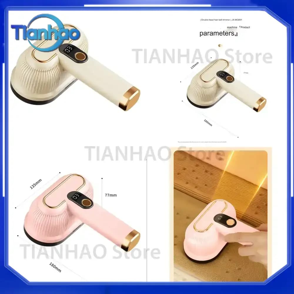 Rechargeable Portable Electric Fabric Shaver for Pellets Lint and Fuzz Removal with LED Light for Clothes