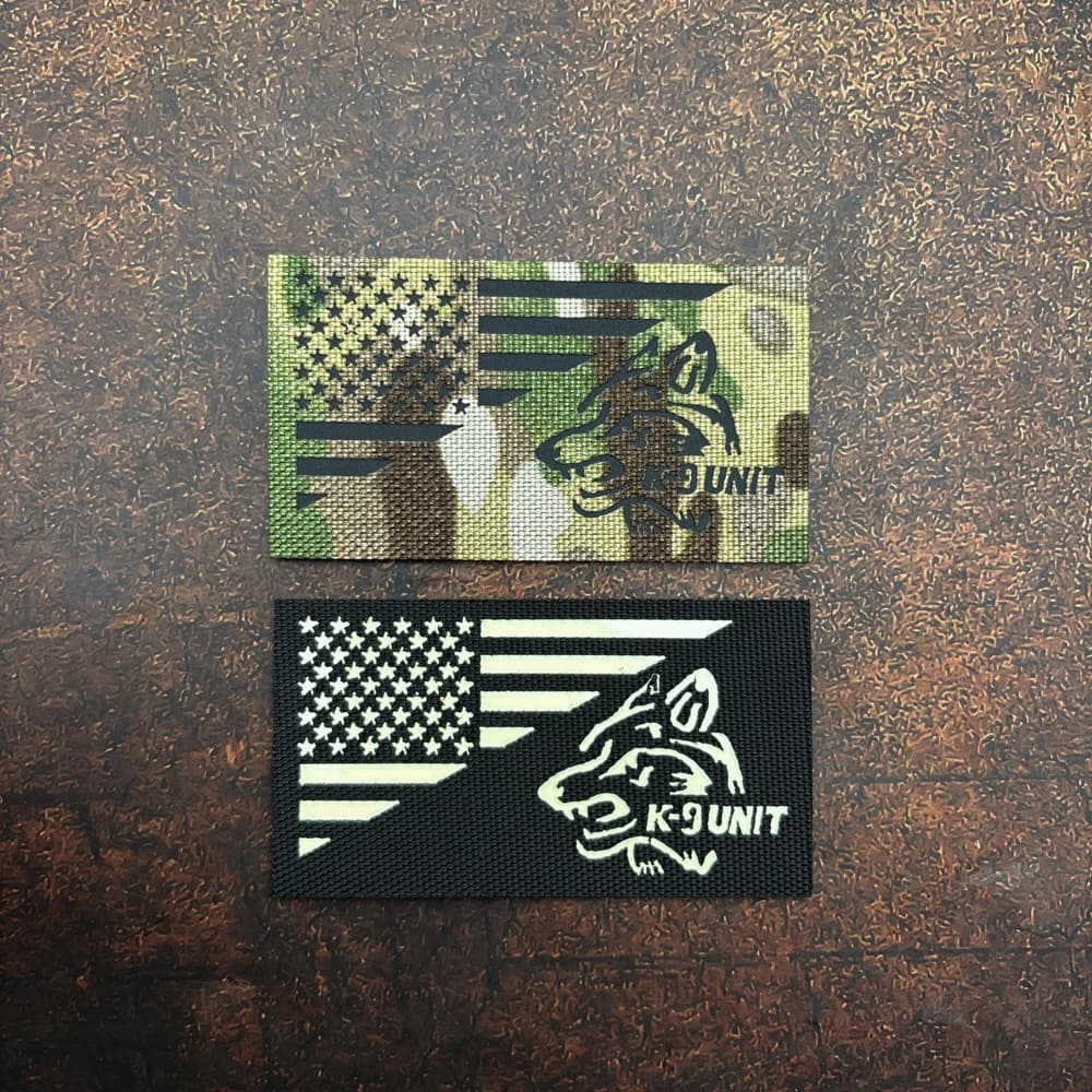 An Ir Reflective National Flag, Luminous Laser-Engraved Personalized Creative Chest Patch Badge-Sticker, with Hook Fasteners on the Back, Suitable for Bags, Backpacks, Vests, and Clothing Embroidery Patches