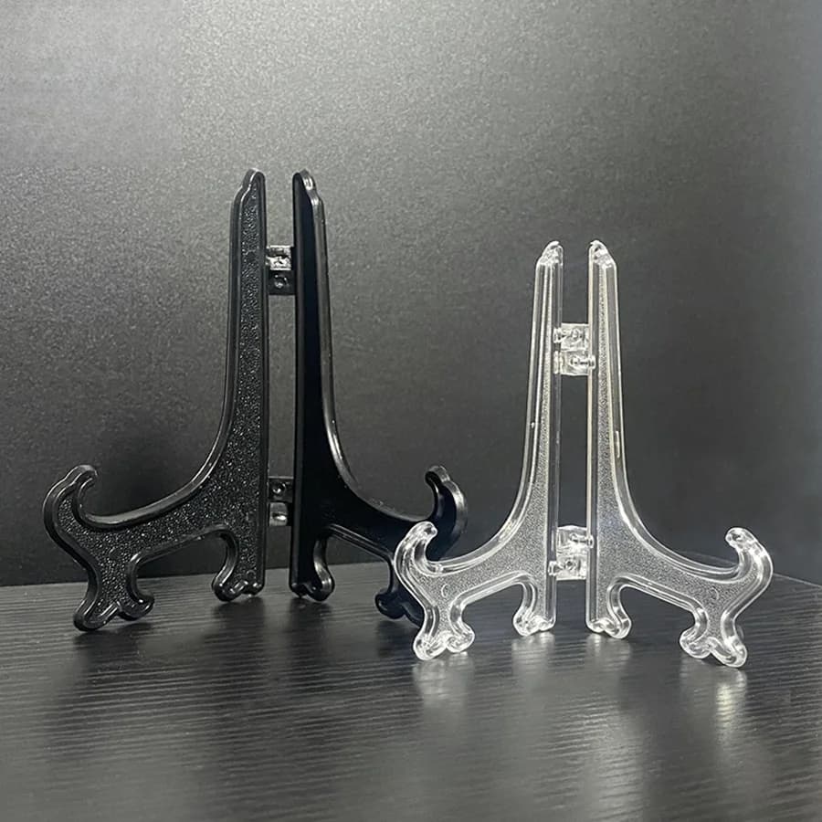 5 pieces, transparent acrylic stand / stand, used for weddings, birthdays, home decorations, table display for photo, frame or other items