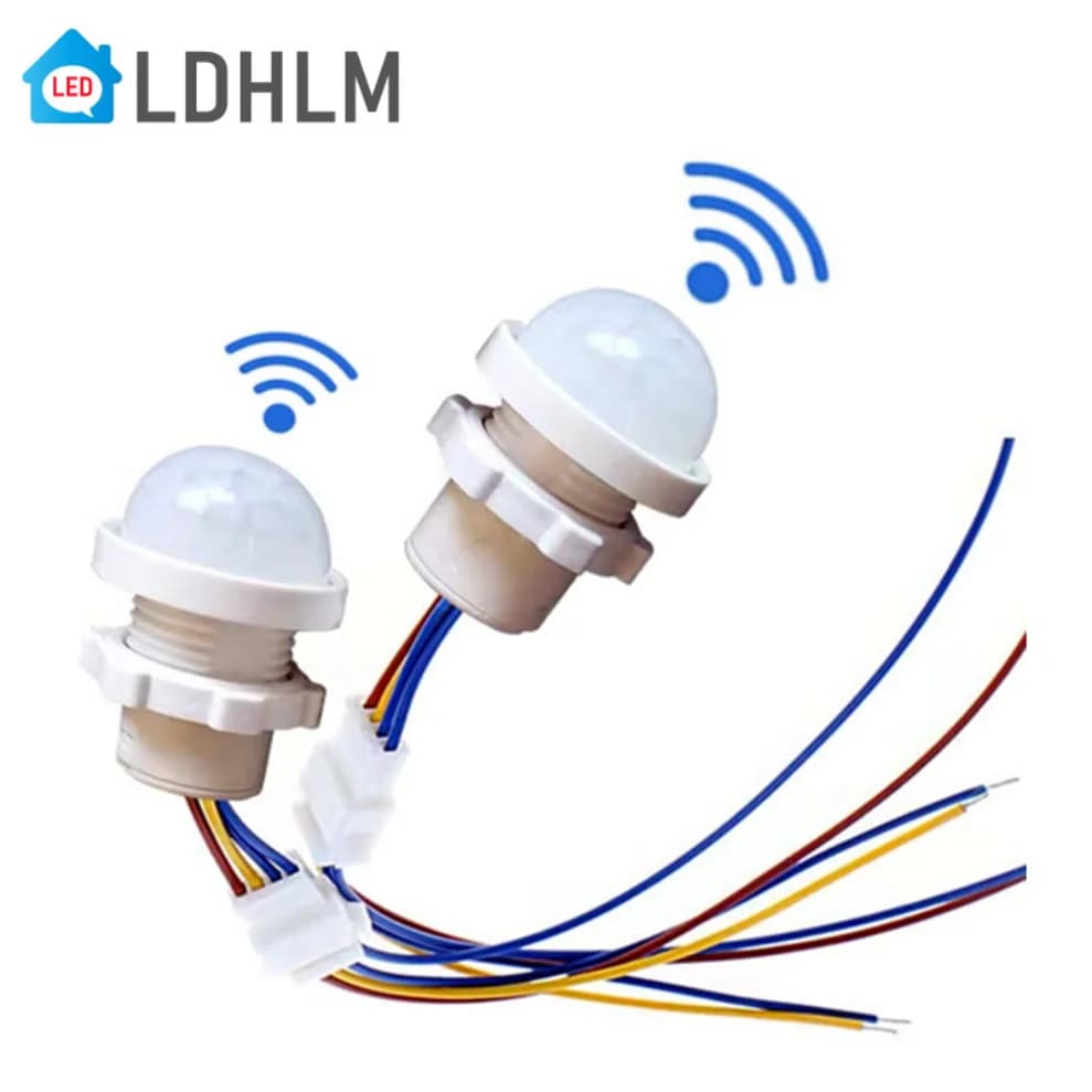 LDHLM Sensore di movimento 110V 220V Smart Switch Sensore Pir Sensore di movimento a infrarossi Smart Home Sensore automatico del corpo umano Lampada da notte