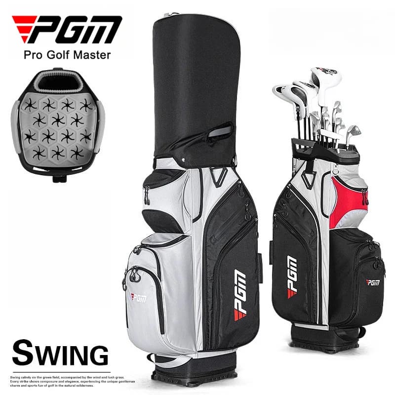 PGM Golf Bags Multi Functional Fixed Club Stand Portable Travel Standard Golf Bag QB195