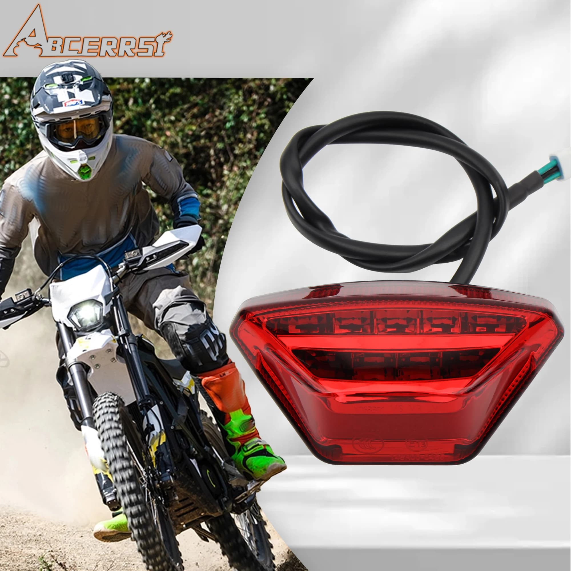 ATV UTV 2023 Fanale posteriore per moto Bici elettrica Lampada posteriore Luce di ricambio per Surron Ultra Bee Bici elettrica Motocross Accessori