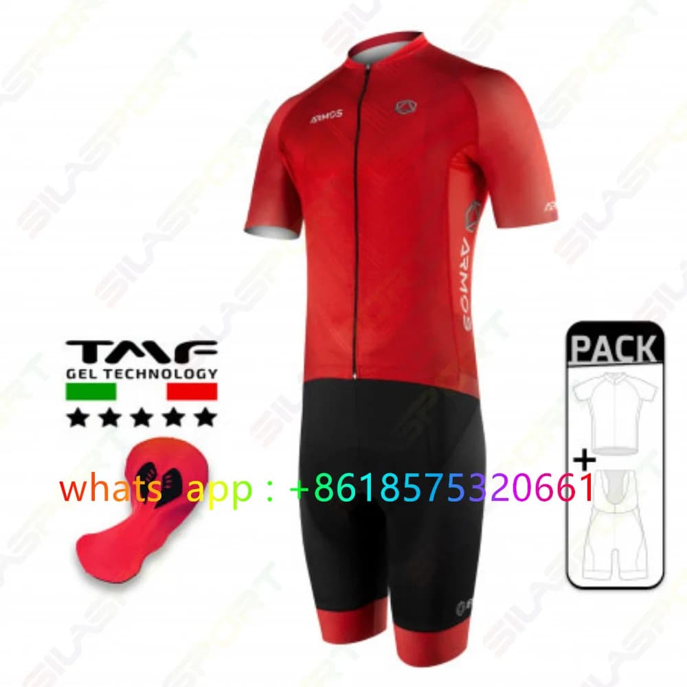 2024 SILASPORT Maglia da ciclismo Set Pantaloncini da ciclismo da uomo Tuta estiva Manica corta Quick-dry MTB Tuta da bicicletta Ropa Ciclismo Nuovo