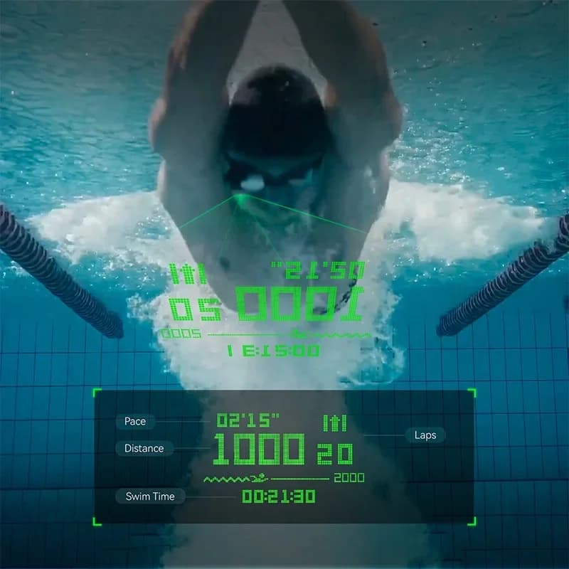 New, Anti-Approach, for Training and Competition, with Data Display, UV Protection for Adults