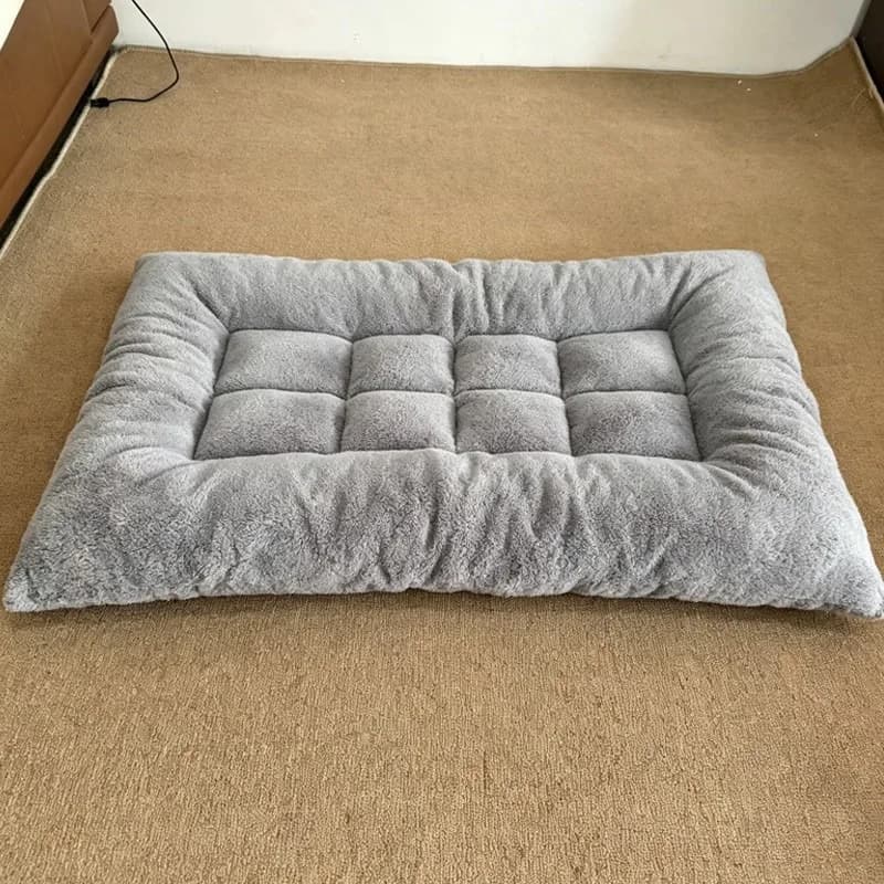 1 dog bed pet mat four seasons double-sided available medium and large dog dog bed cat sleeping mat plush soft filling pet bed