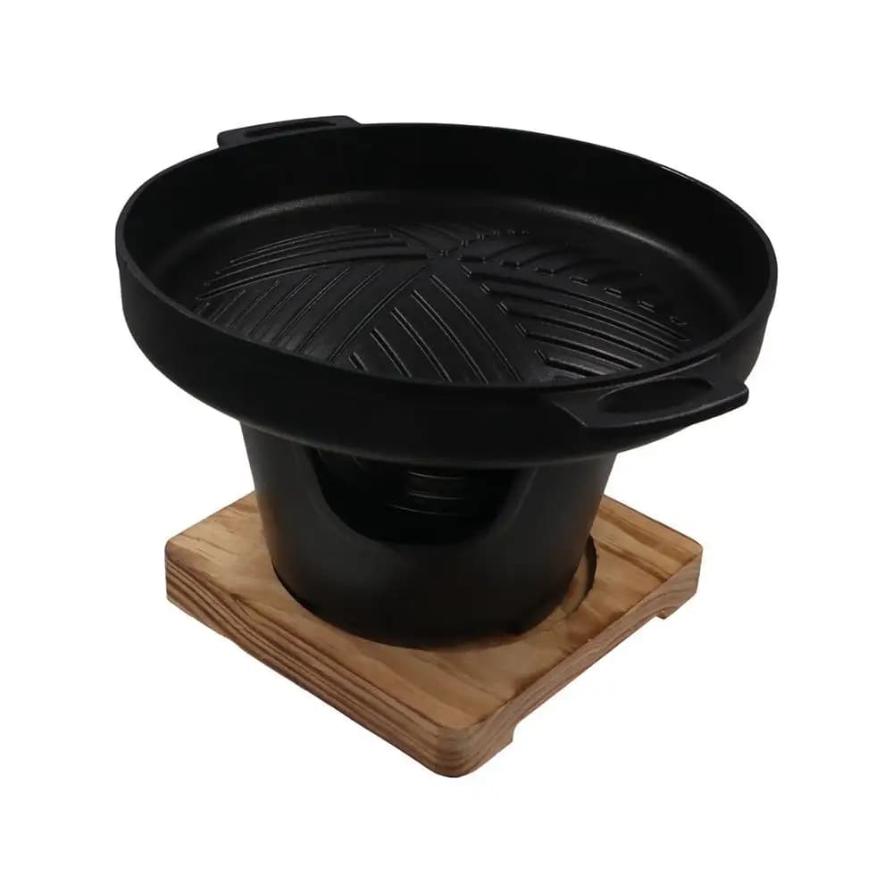 Roasting Meat Tools Detachable Japanese Alcohol Stove Non-stick Portable Mini Barbecue Stove Barbecue Grill Camping