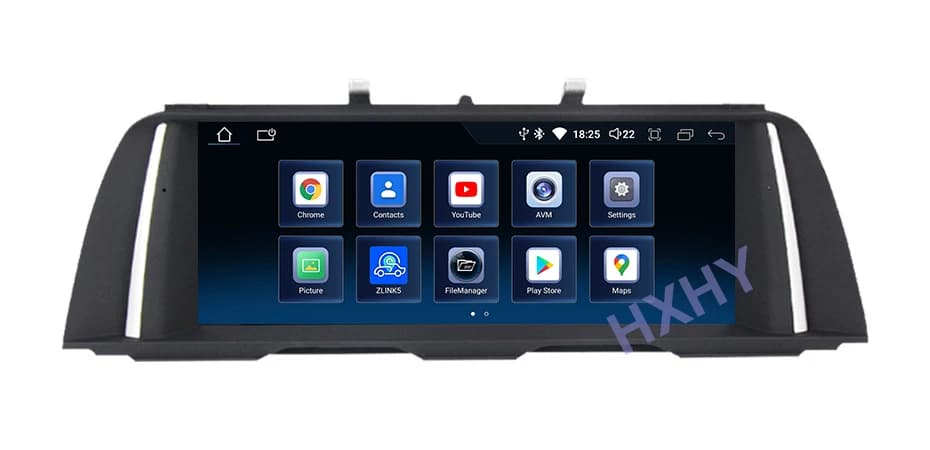 Lettore DVD per auto Android 13 da 12,3 pollici multimediale per BMW Serie 5 520i F10 F11 (2011-2016) CIC NBT Radio GPS Navi Audio Carplay