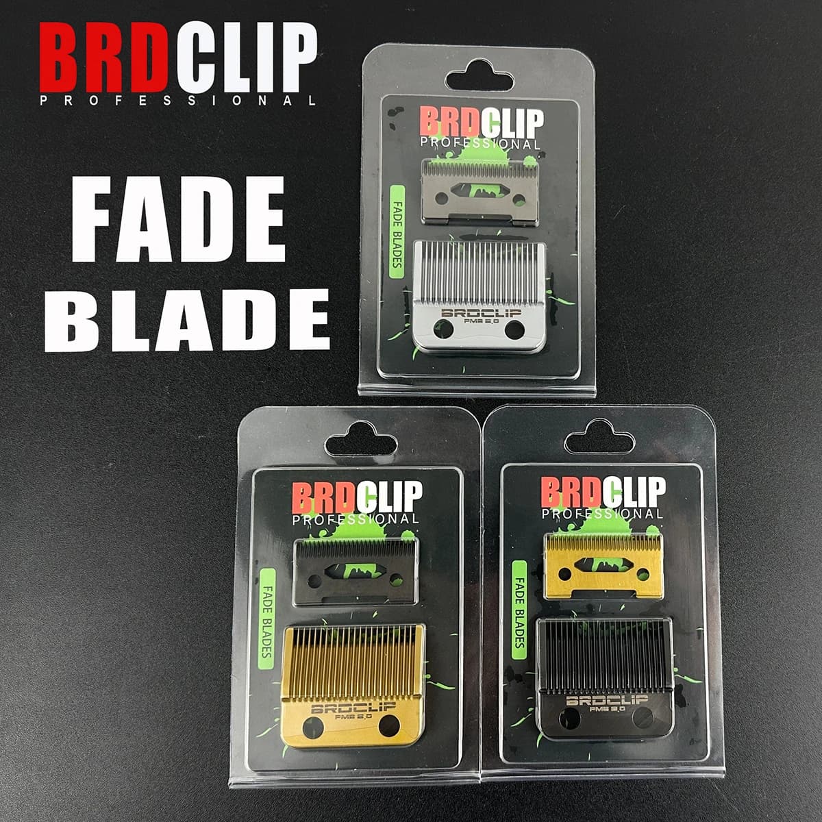 BRDCLIP Original Replaceable Cutting Head for Madeshow M10 M5F KULILANG R77F R66 Haircuts Titanium Plated Ceramic Blade