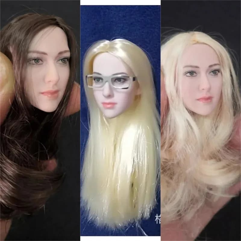 1/6 Bilancia Action Figures Bellezza Dottore Femminile Testa Sculpt Modello per 12 Pollici PH Pelle Bianca Solido Hobby Corpo
