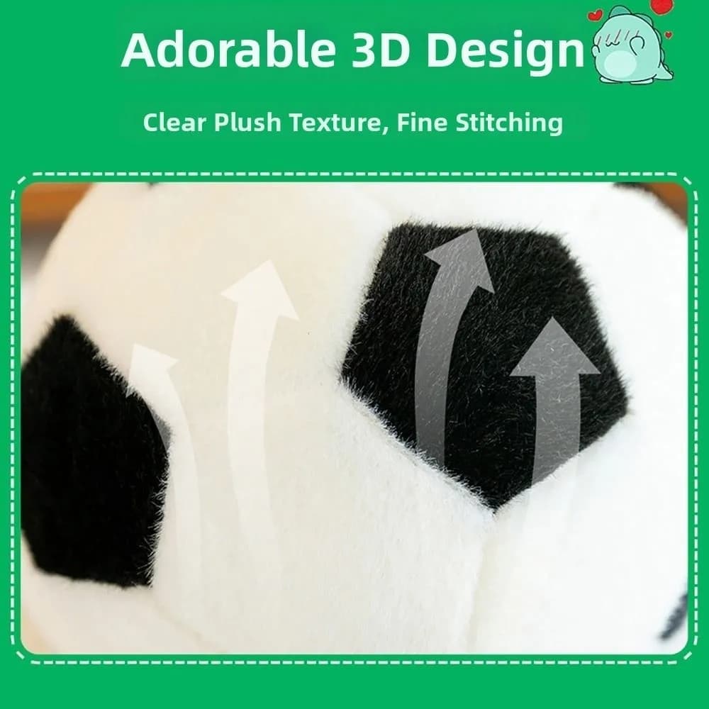Funny Simulated Ferret Fur Furry Football 18cm Soft Bolster Multicolor Interactive Hug Pillow Boy Girl