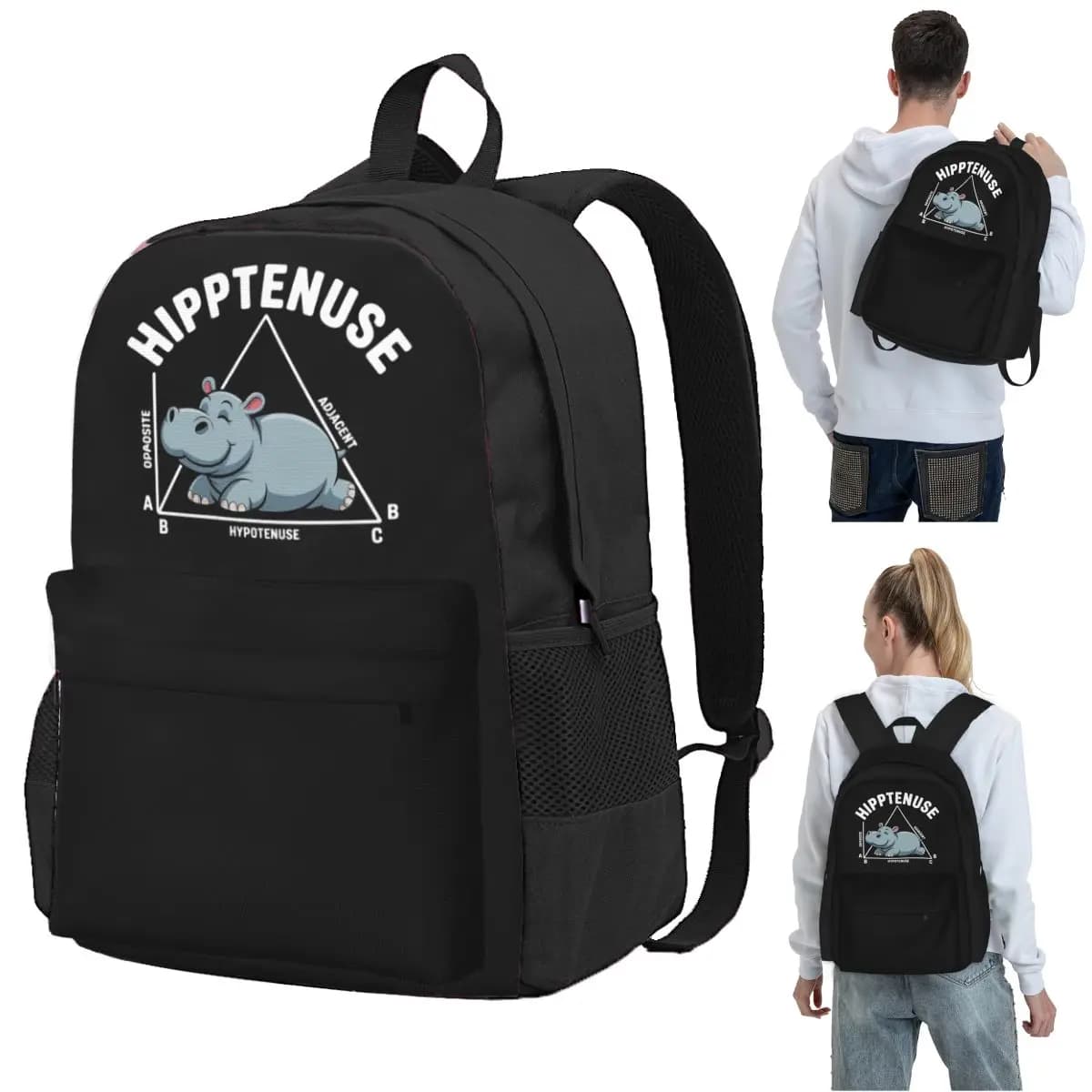 Geometry Hypotenuse Math Mathematics Teacher Backpack Student BookBag Children School Bag Computer Shoulder Bags for Boys Girls