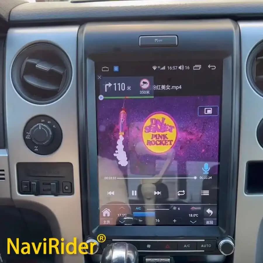 Android 14 Autoradio 12.1 "Touch Screen Per Ford Raptor 2014 F150 2013 Per Ford Fx2 Sport GPS Autoradio Lettore Video Multimediale