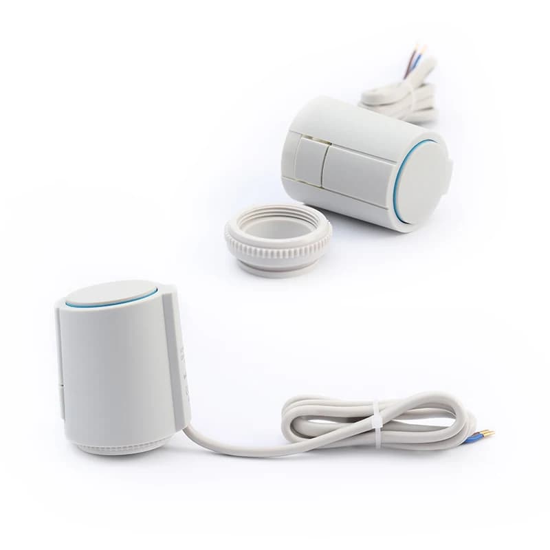 Attuatore termico NC 230V per collettore di riscaldamento a pavimento Attuatore elettrico normalmente chiuso M30 * 1.5 per termostato per riscaldamento a pavimento