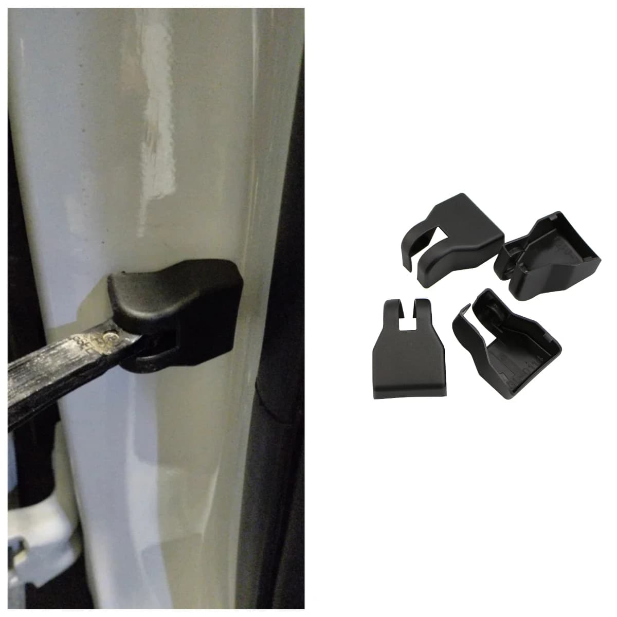Set di 4 Protezioni per Fermaporte Auto, Copertura Protettiva per Geely Emgrand EC7 EC7 RV EC8 e Hyundai Mistra IX25