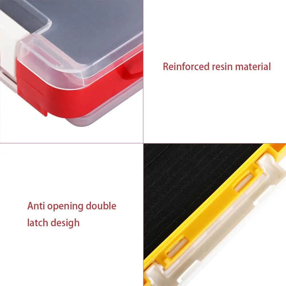 Organizer Fishing equipment Multifunctional bag for baits Sponge accessories box Fishing bait box bait box with jig head