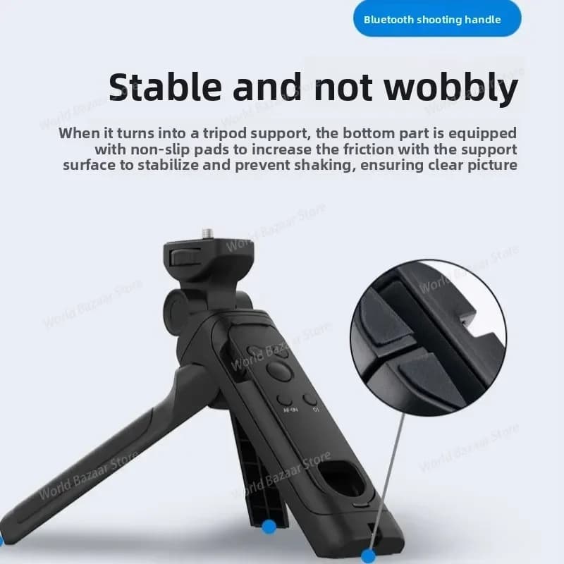 Per telecomando Bluetooth con maniglia per treppiede SONY GP-VPT2BT, fotocamera portatile wireless ZV1, telecomando, stabile e non scuote