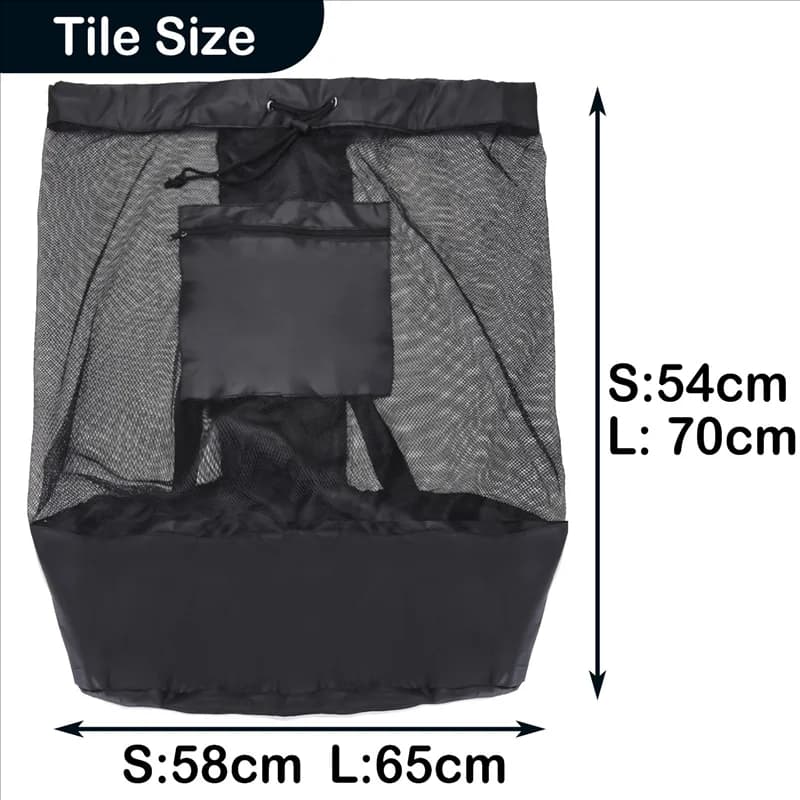 Superior-Mesh Bag Adjustable Drawstring Soccer Storage Bags Waterproof Sports Ball Pack Volleyball Football Pocket, Small Durabl