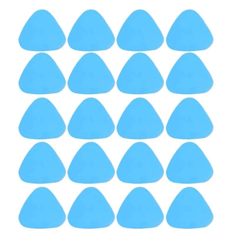 31bc 20pcs sottili picchi chitarra in plastica sottile per triangolo strumenti apertura del telefono cellulare per